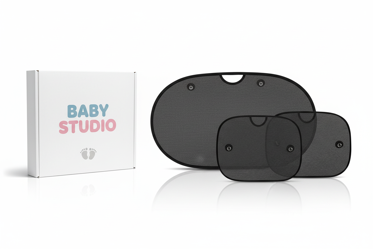 Baby Studio Car Window Sun Shade — Side & Rear Protection